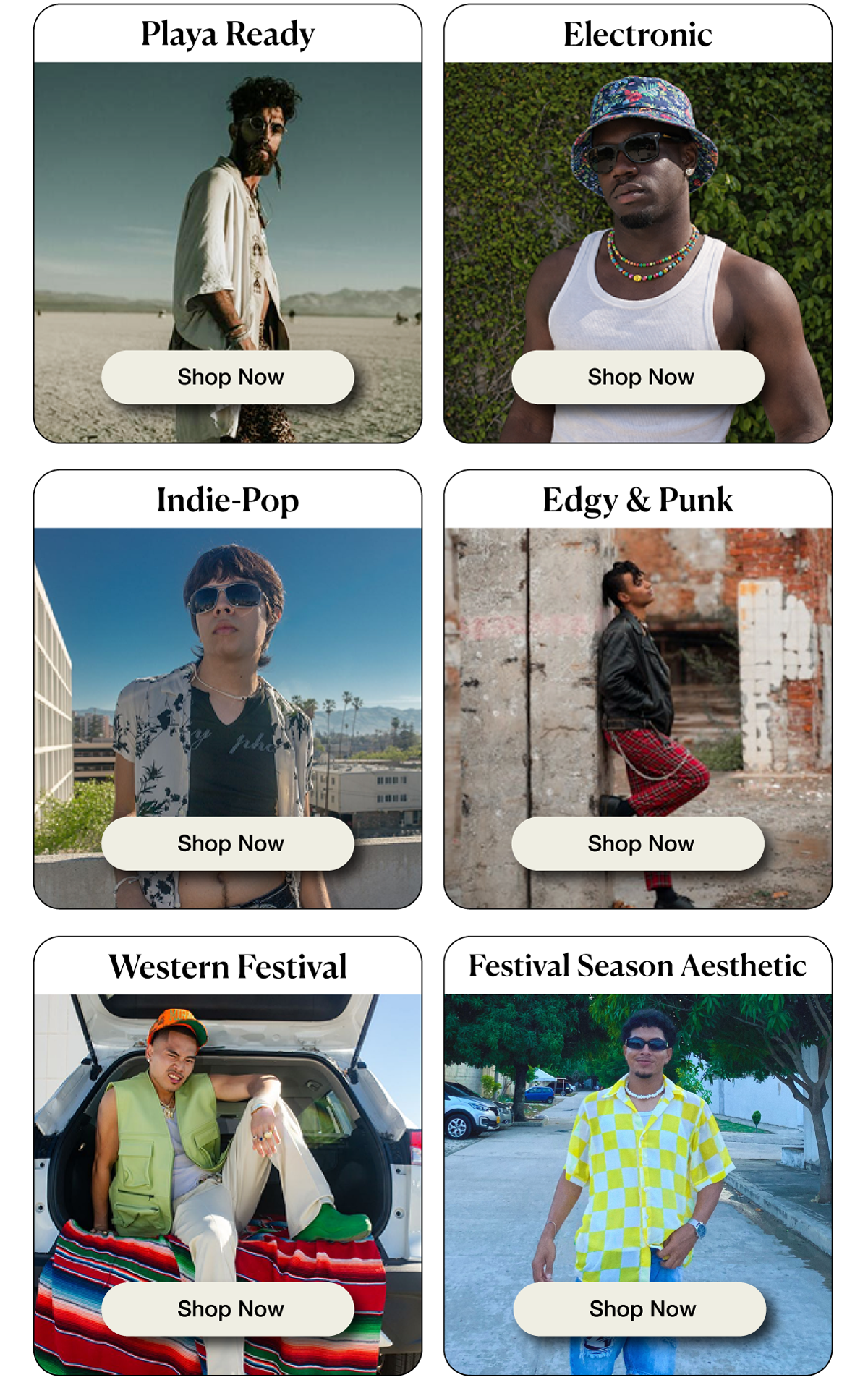 Men's Festival Email